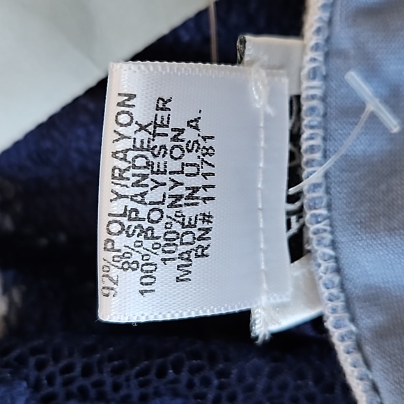 Cache blue lace layered prairie skirt-M - Picture 5 of 6